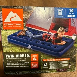 Brand new twin air bed for camping